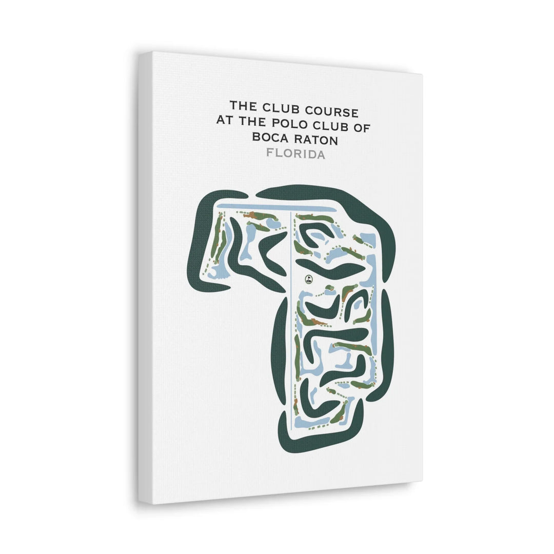 The Club Course at The Polo Club of Boca Raton, Florida - Printed Golf Courses