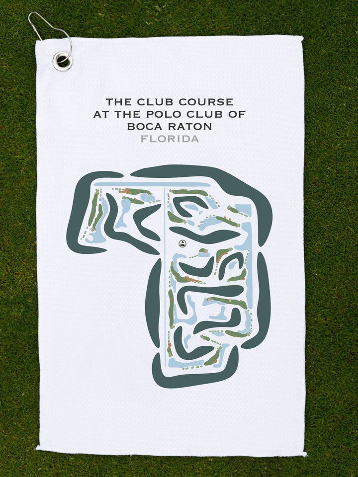 The Club Course at The Polo Club of Boca Raton, Florida - Printed Golf Courses