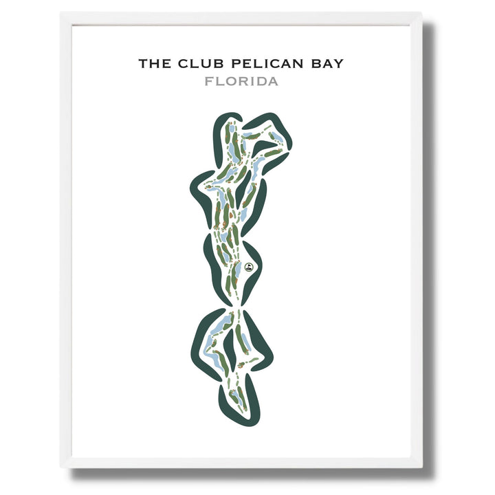 The Club Pelican Bay, Florida - Printed Golf Courses