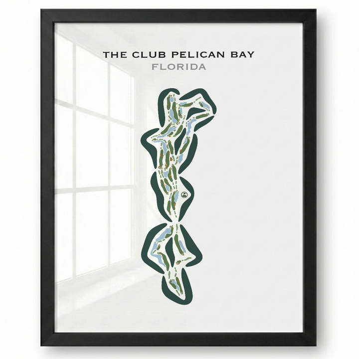 The Club Pelican Bay, Florida - Printed Golf Courses