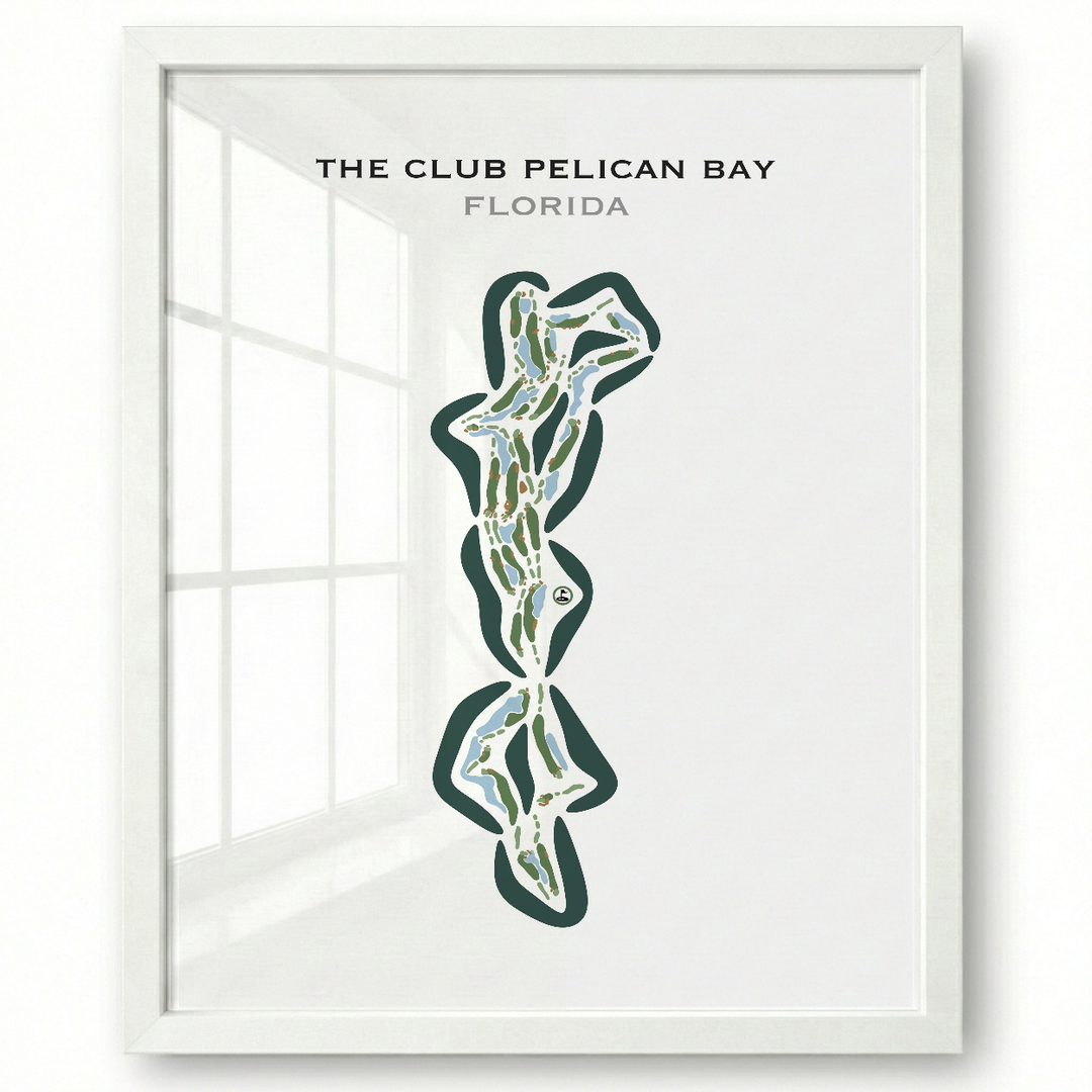 The Club Pelican Bay, Florida - Printed Golf Courses