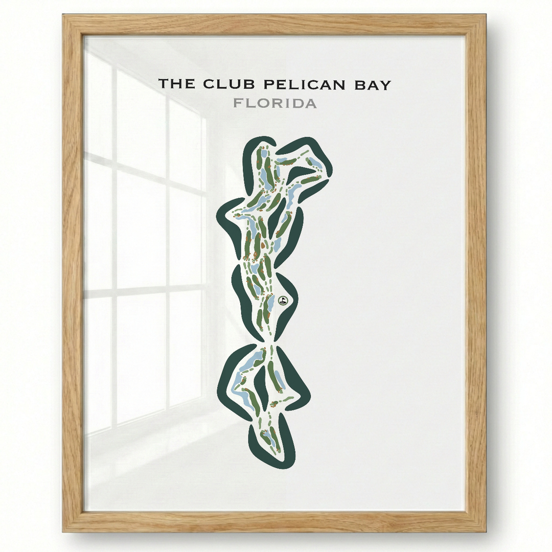 The Club Pelican Bay, Florida - Printed Golf Courses