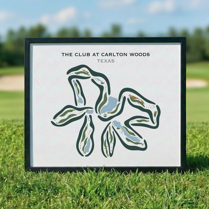 The Club at Carlton Woods, Texas - Printed Golf Courses