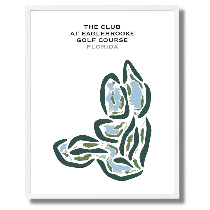 The Club at Eaglebrooke, Florida - Printed Golf Courses