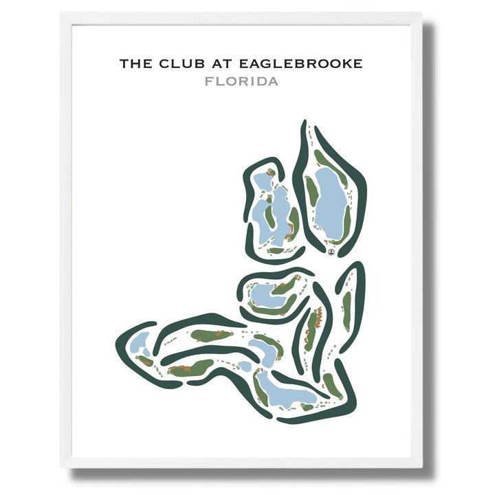 The Club at Eaglebrooke, Florida - Printed Golf Courses
