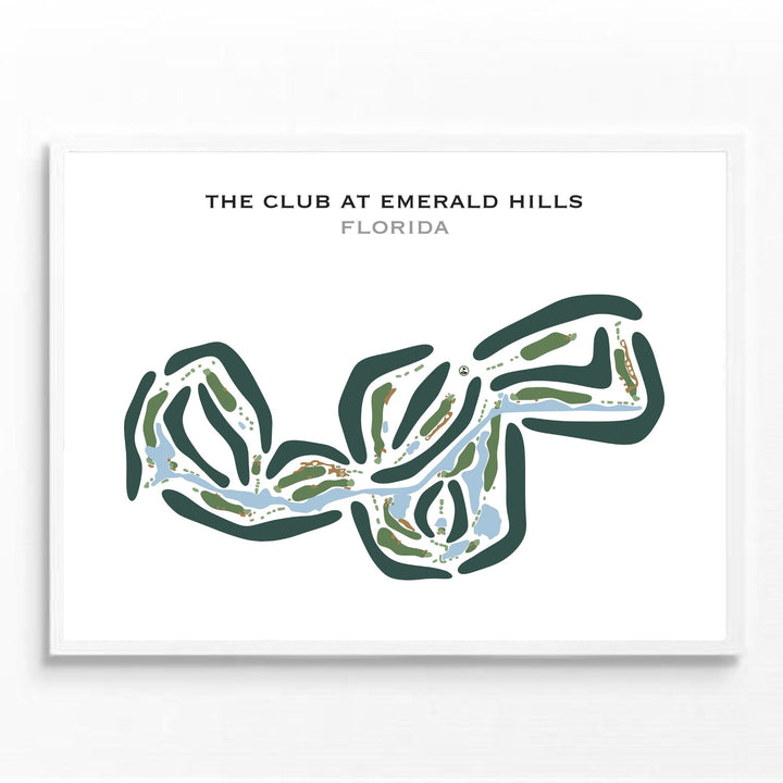 The Club At Emerald Hills, Florida - Printed Golf Courses