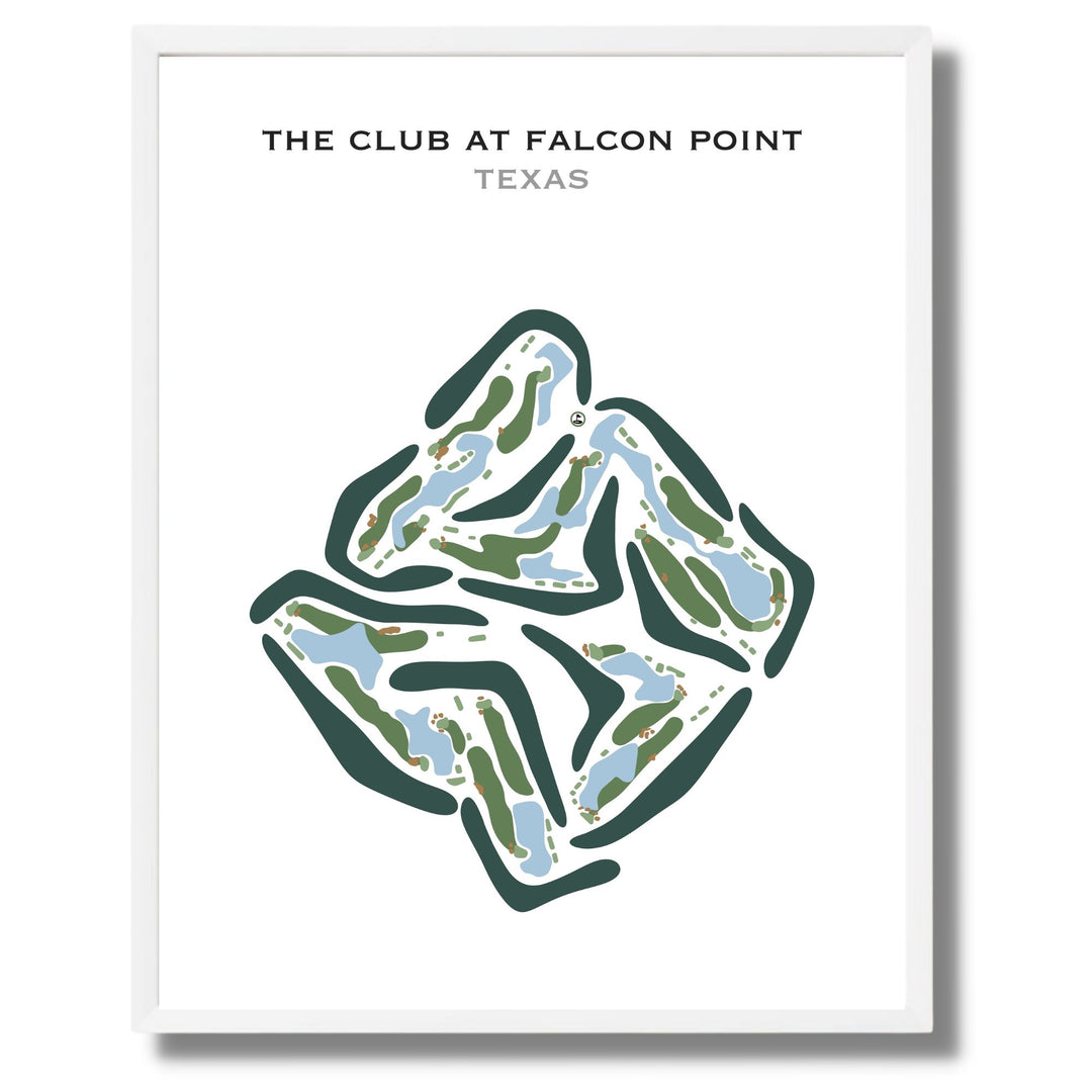 The Club at Falcon Point, Texas - Printed Golf Courses