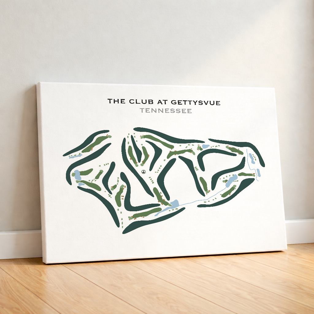 The Club at Gettysvue, Tennessee - Printed Golf Course