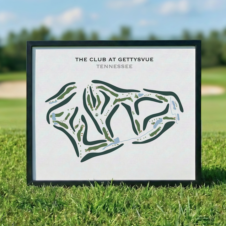 The Club at Gettysvue, Tennessee - Printed Golf Course
