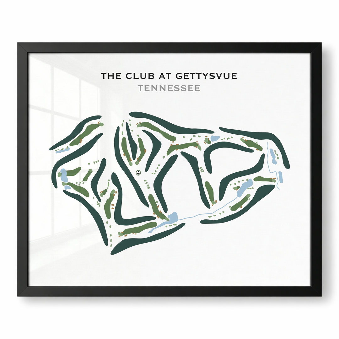 The Club at Gettysvue, Tennessee - Printed Golf Course