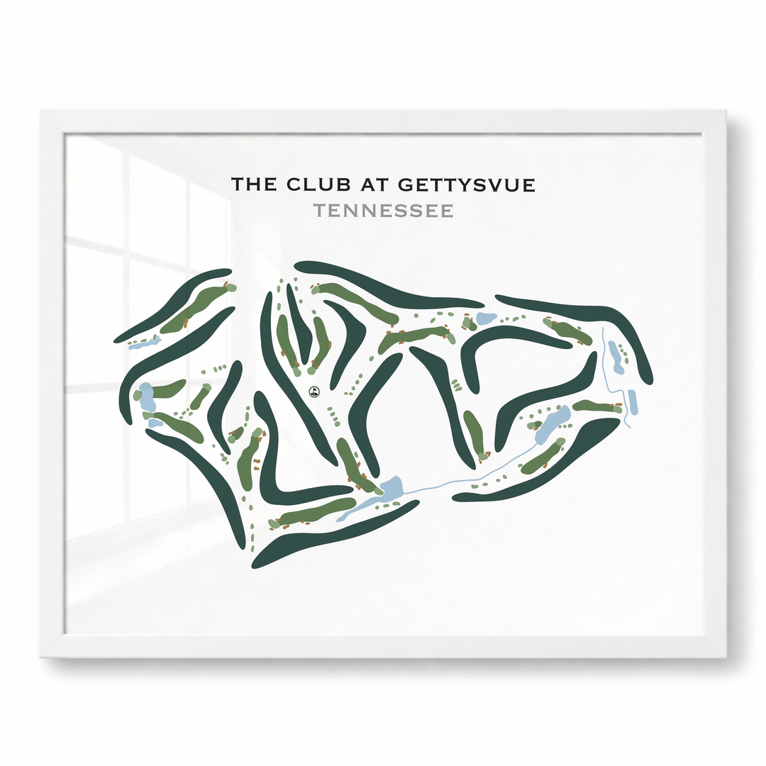 The Club at Gettysvue, Tennessee - Printed Golf Course