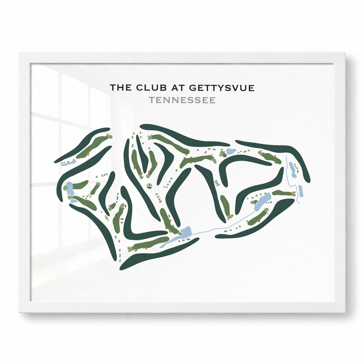 The Club at Gettysvue, Tennessee - Printed Golf Course