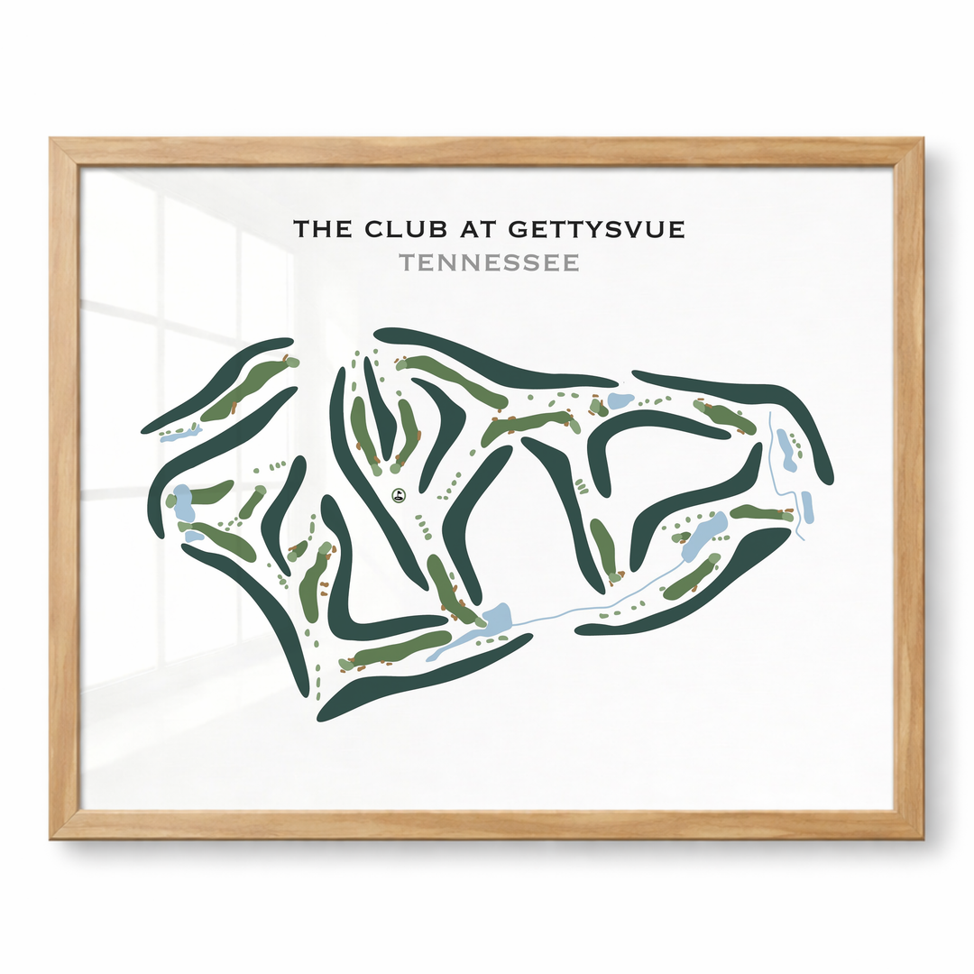 The Club at Gettysvue, Tennessee - Printed Golf Course