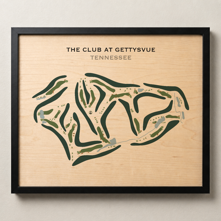 The Club at Gettysvue, Tennessee - Printed Golf Course