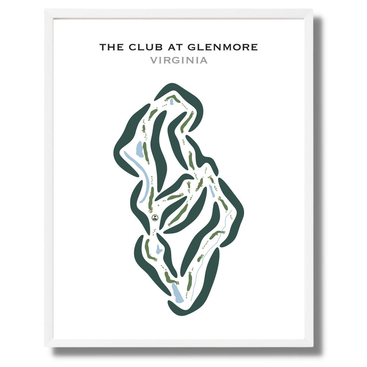 The Club at Glenmore, Virginia - Printed Golf Courses