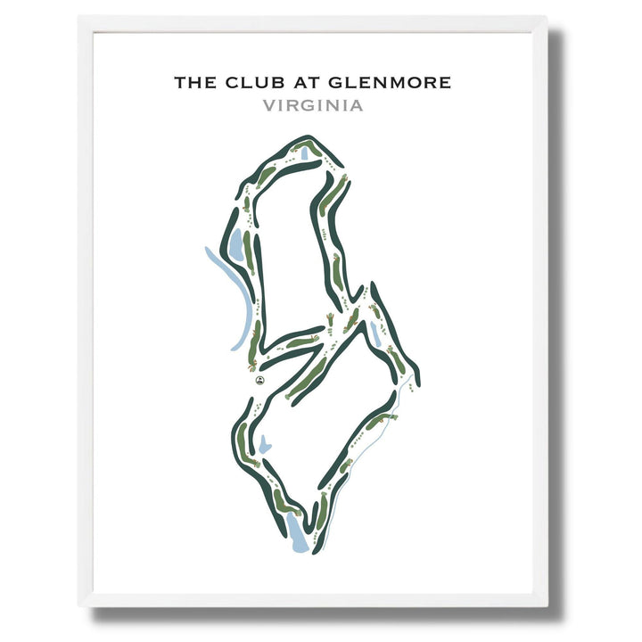 The Club at Glenmore, Virginia - Printed Golf Course