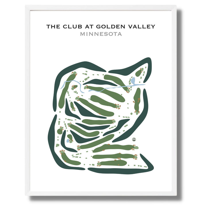 The Club at Golden Valley, Minnesota - Printed Golf Courses