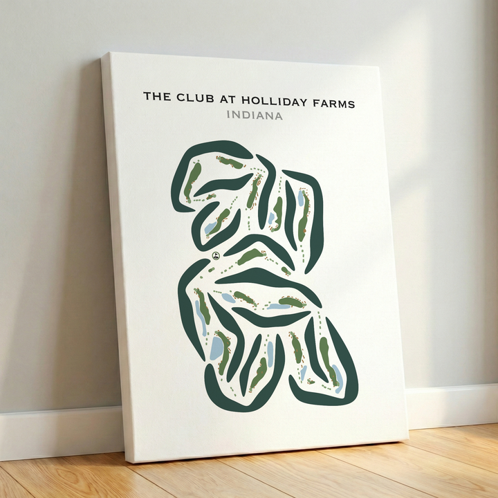The Club at Holliday Farms, Indiana - Printed Golf Courses