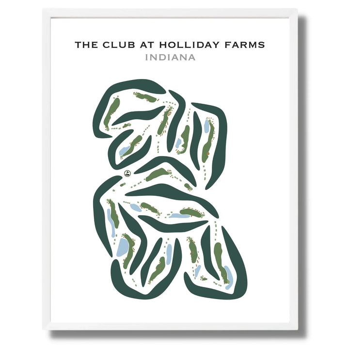 The Club at Holliday Farms, Indiana - Printed Golf Courses