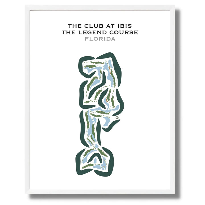 The Club At Ibis The Legend Course, Florida - Printed Golf Courses
