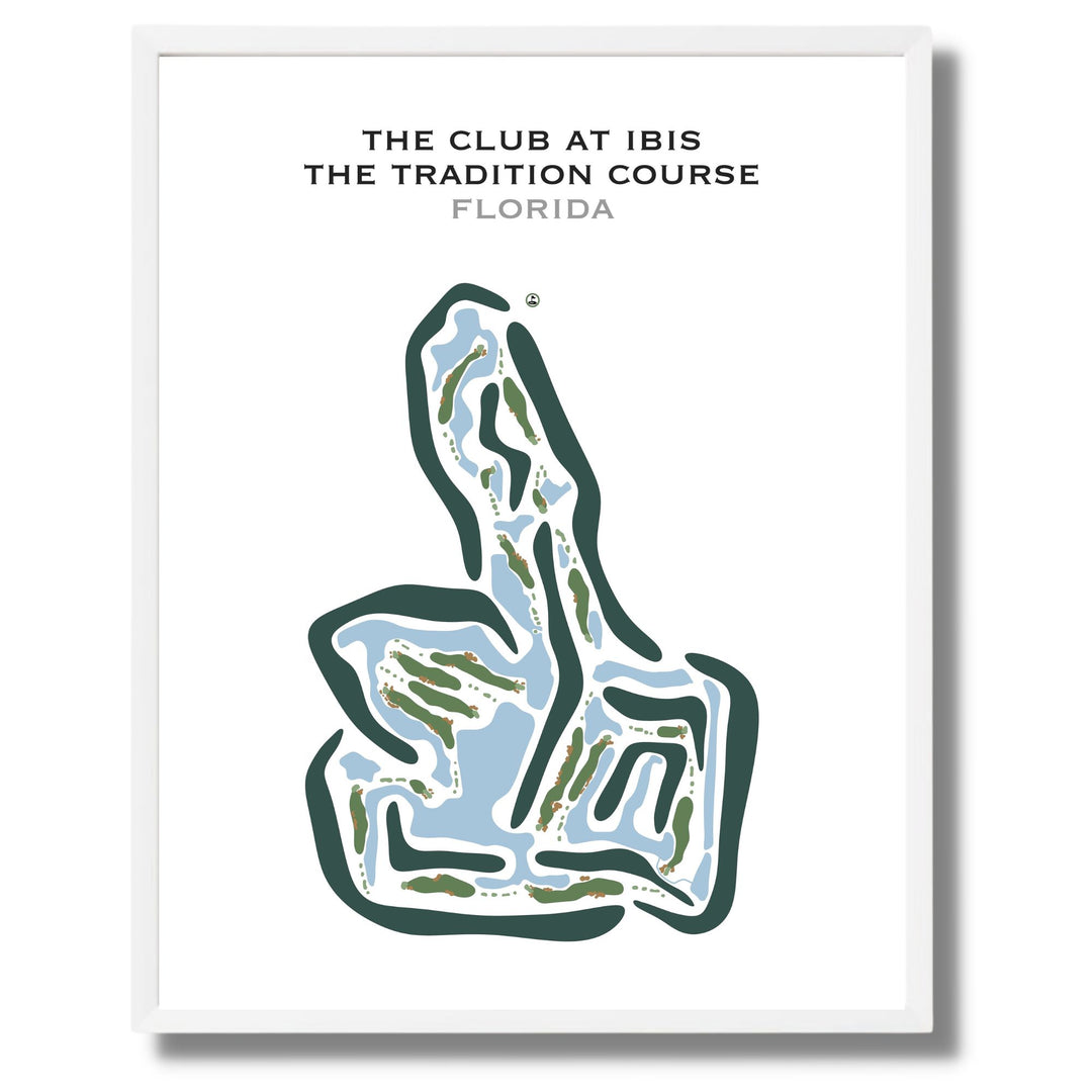 The Club at Ibis - The Tradition Course, Florida - Printed Golf Courses