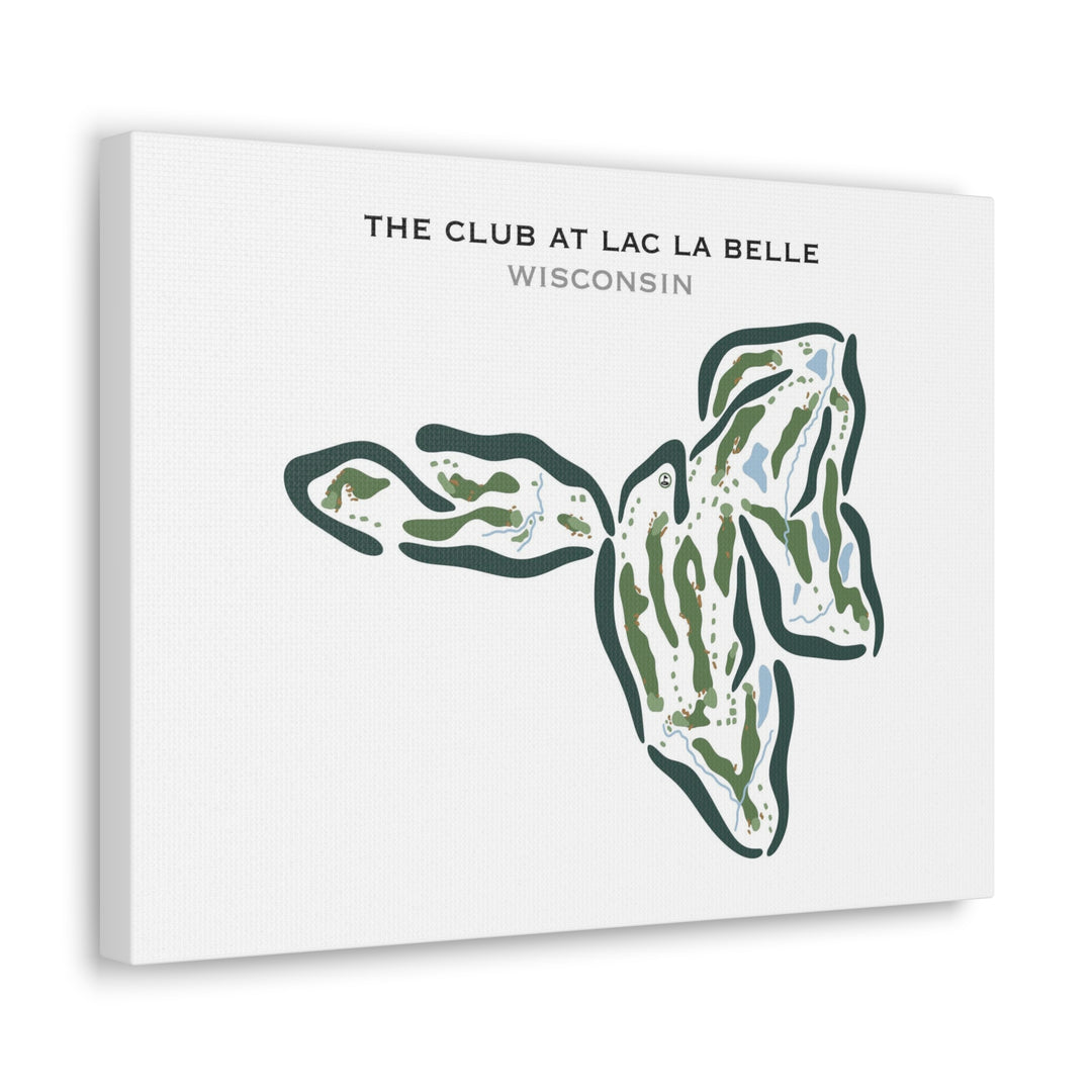 The Club at Lac La Belle, Wisconsin - Printed Golf Courses