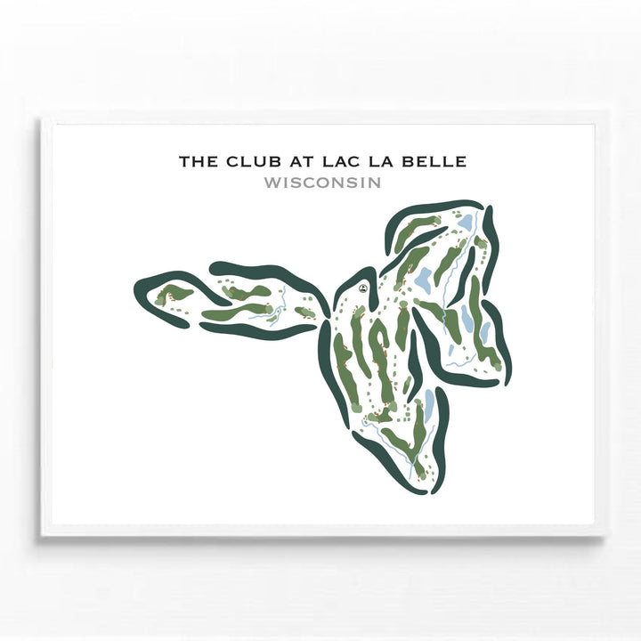 The Club at Lac La Belle, Wisconsin - Printed Golf Courses