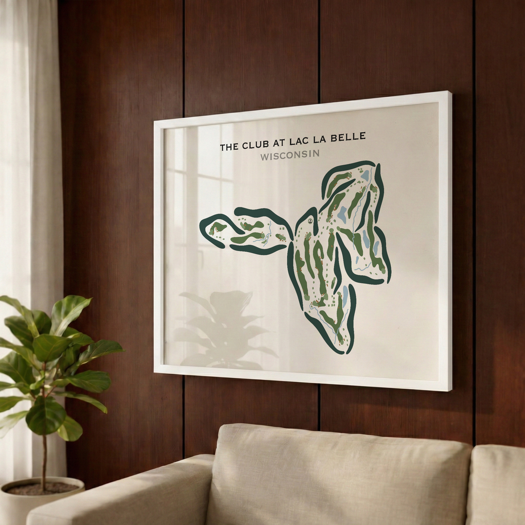 The Club at Lac La Belle, Wisconsin - Printed Golf Courses