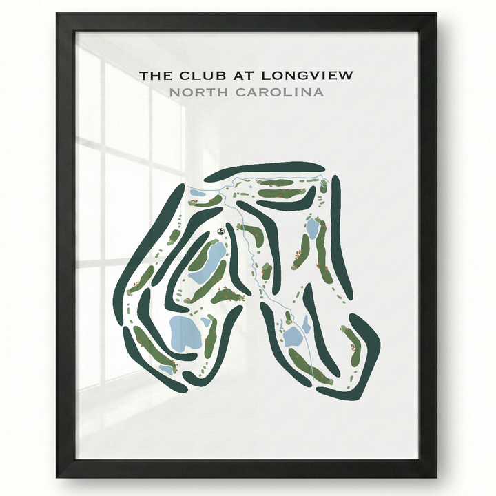 The Club at Longview, North Carolina - Printed Golf Courses