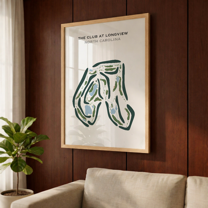 The Club at Longview, North Carolina - Printed Golf Courses