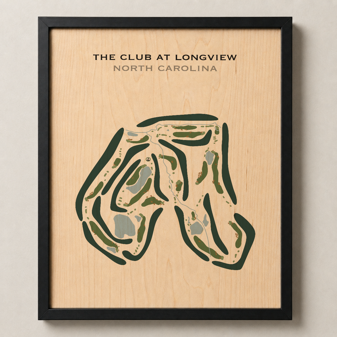 The Club at Longview, North Carolina - Printed Golf Courses