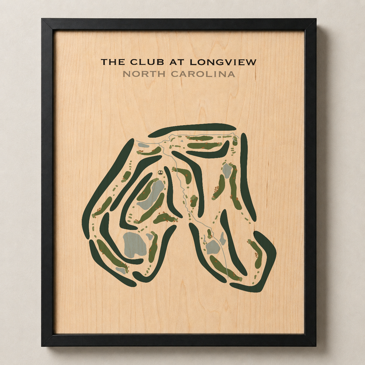 The Club at Longview, North Carolina - Printed Golf Courses