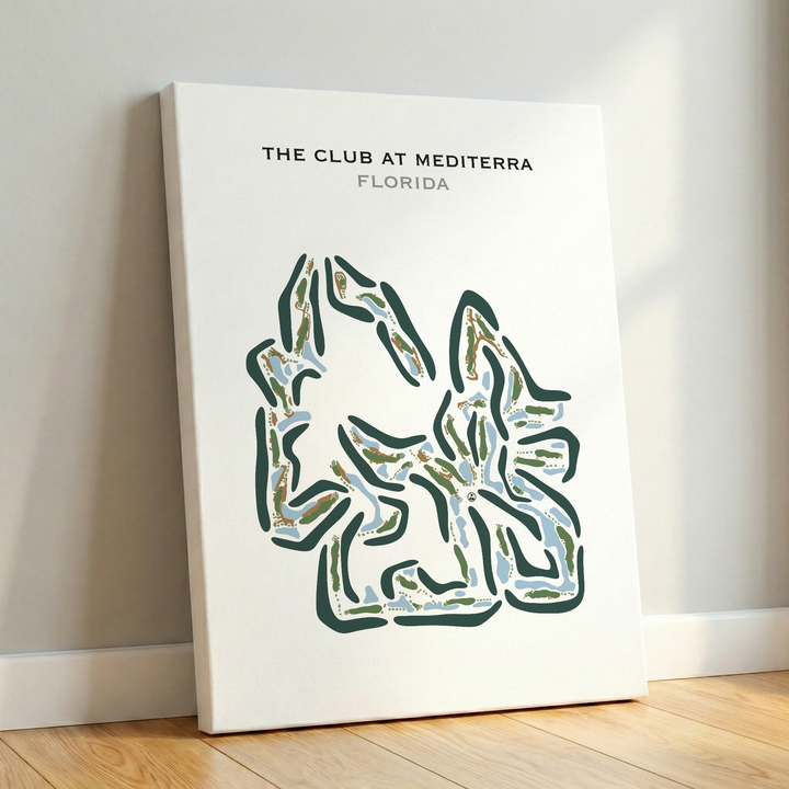 The Club at Mediterra, Florida - Printed Golf Courses