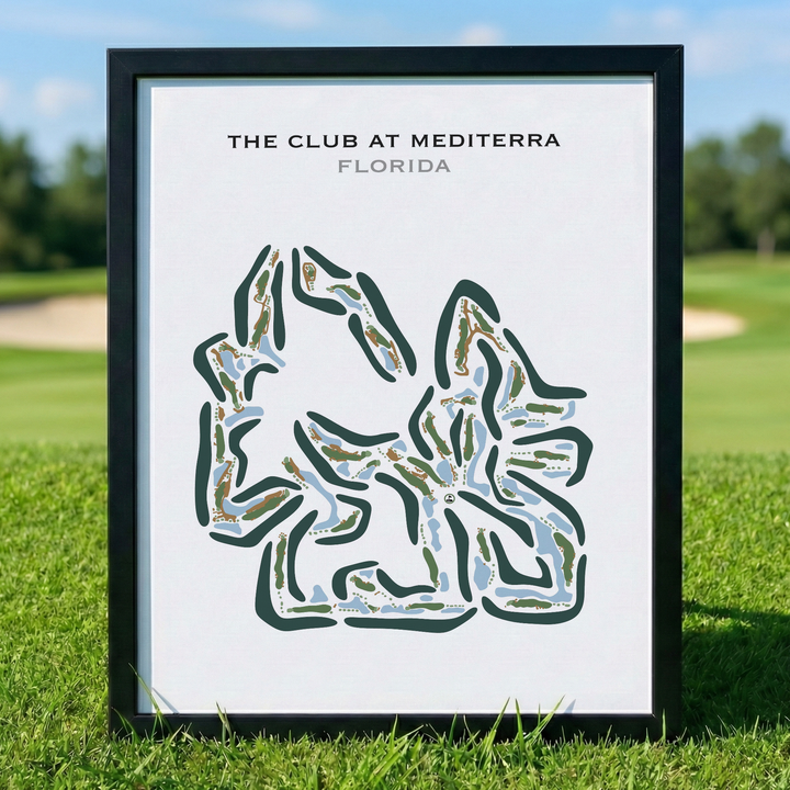 The Club at Mediterra, Florida - Printed Golf Courses