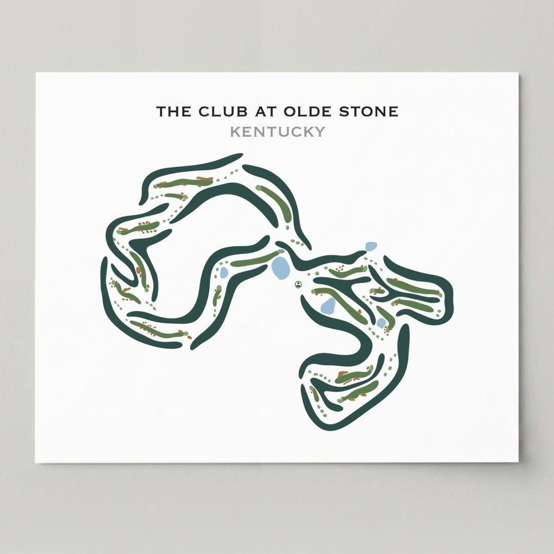 The Club at Olde Stone, Kentucky - Printed Golf Courses