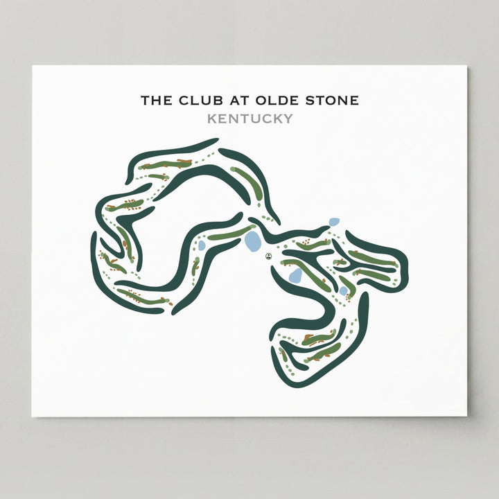 The Club at Olde Stone, Kentucky - Printed Golf Courses