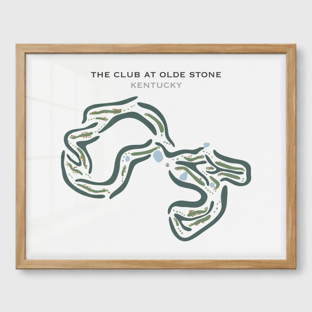 The Club at Olde Stone, Kentucky - Printed Golf Courses