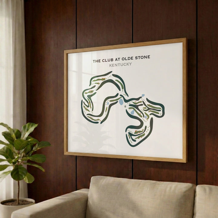 The Club at Olde Stone, Kentucky - Printed Golf Courses
