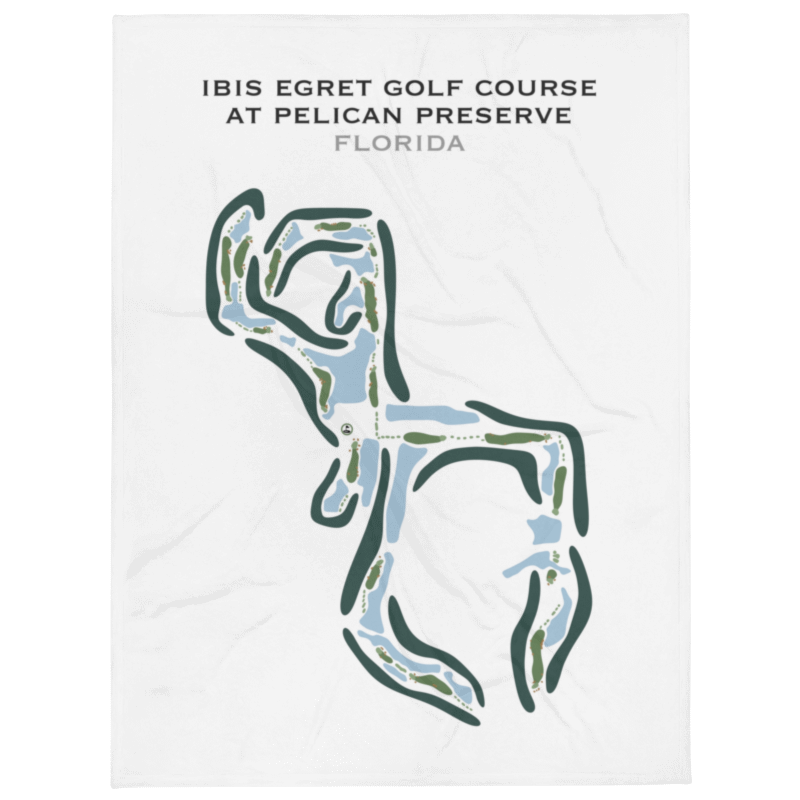 The Club at Pelican Preserve, Ibis Egret Golf Course, Florida - Printed Golf Course