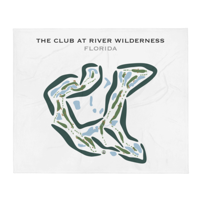 The Club at River Wilderness, Florida - Printed Golf Courses