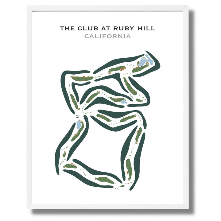 The Club at Ruby Hill, California - Printed Golf Courses