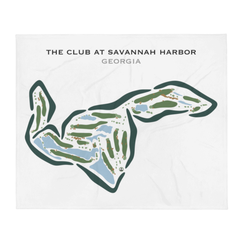 The Club at Savannah Harbor, Georgia - Printed Golf Courses