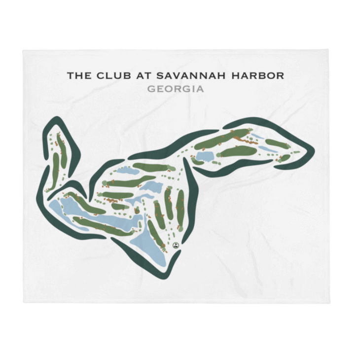 The Club at Savannah Harbor, Georgia - Printed Golf Courses