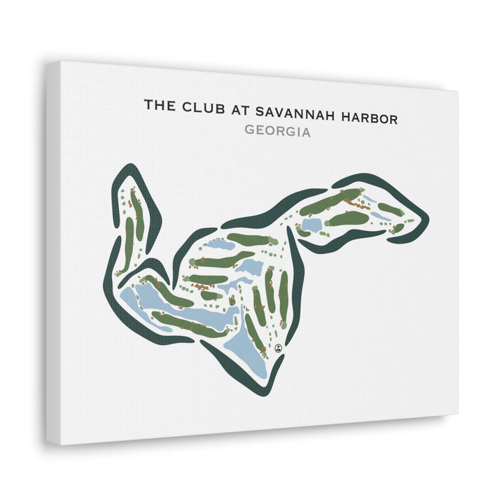 The Club at Savannah Harbor, Georgia - Printed Golf Courses