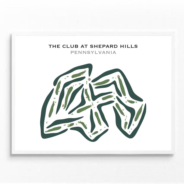 The Club at Shepard Hills, Pennsylvania - Printed Golf Courses