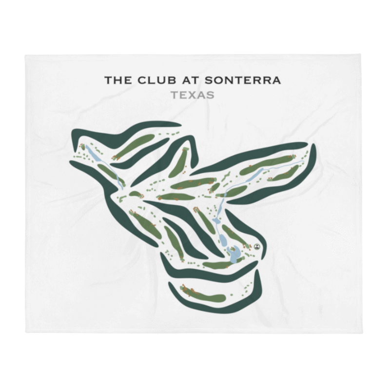 The Club At Sonterra, Texas - Printed Golf Courses