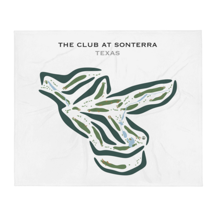 The Club At Sonterra, Texas - Printed Golf Courses