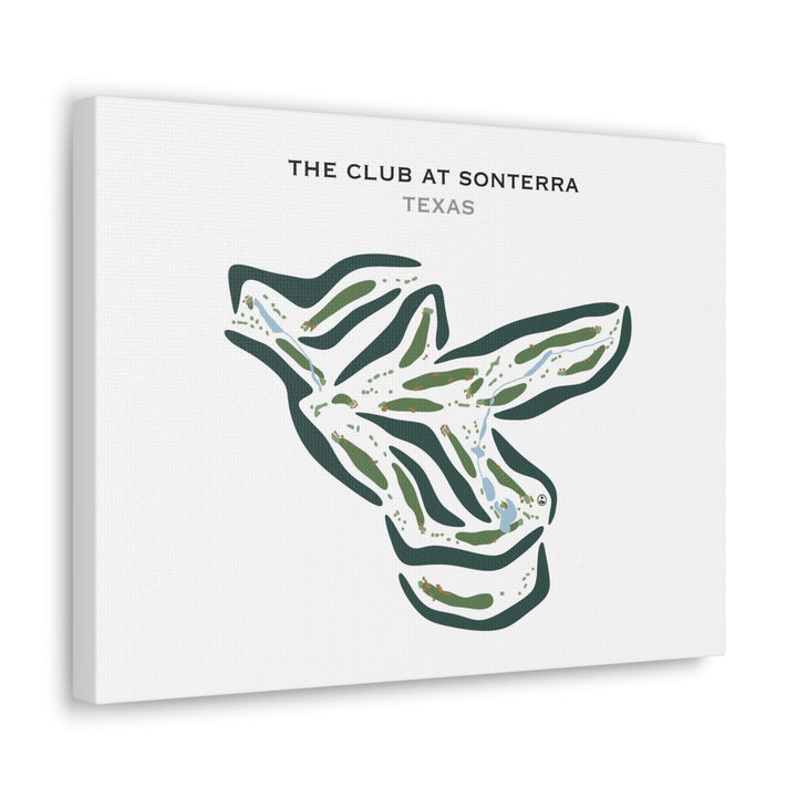 The Club At Sonterra, Texas - Printed Golf Courses