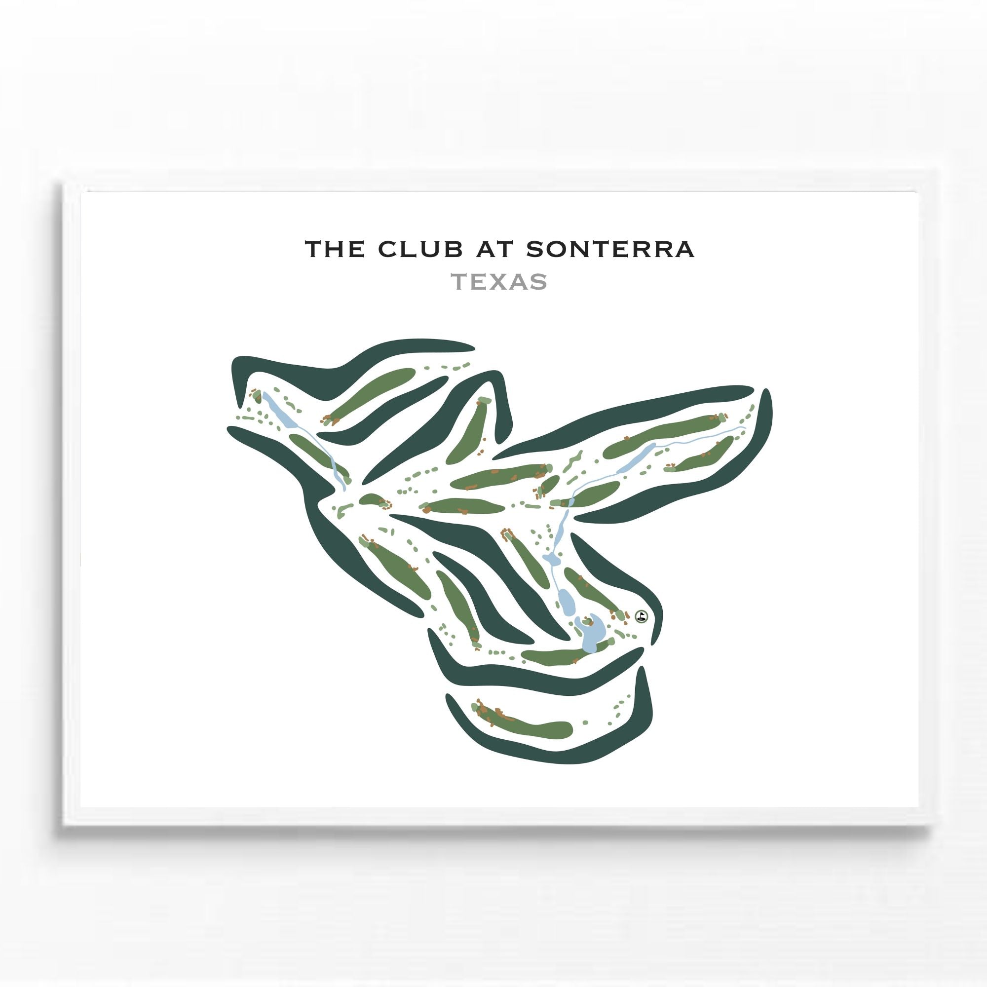Buy the best printed golf course The Club At Sonterra Texas Golf