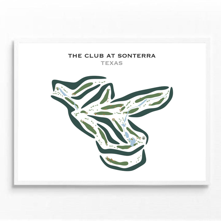 The Club At Sonterra, Texas - Printed Golf Courses